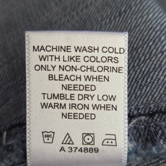 Haute Hippie Tribe Button-Front Denim Pencil Skirt Size 2 LIght Wash - Picture 11 of 13